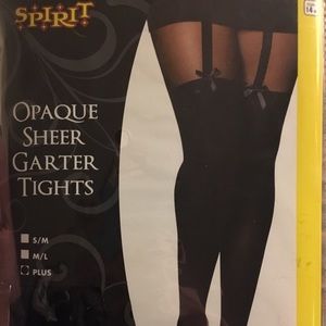 Garter tights